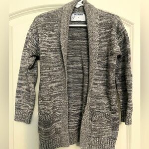Girls Old Navy Gray Cardigan Sweater Size 5T